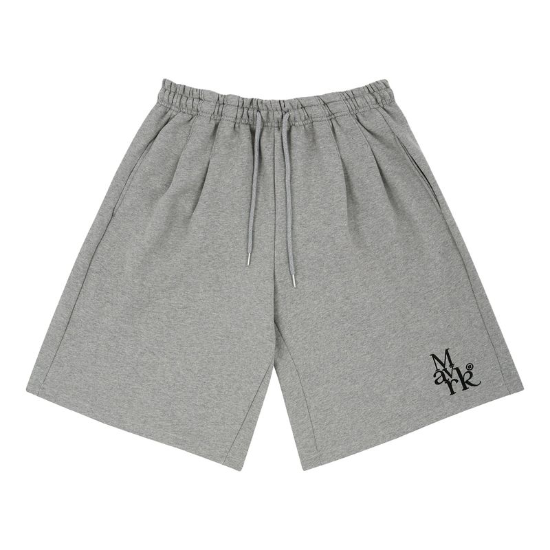 M-TP Logo Super Wide Bermuda Pants Gray