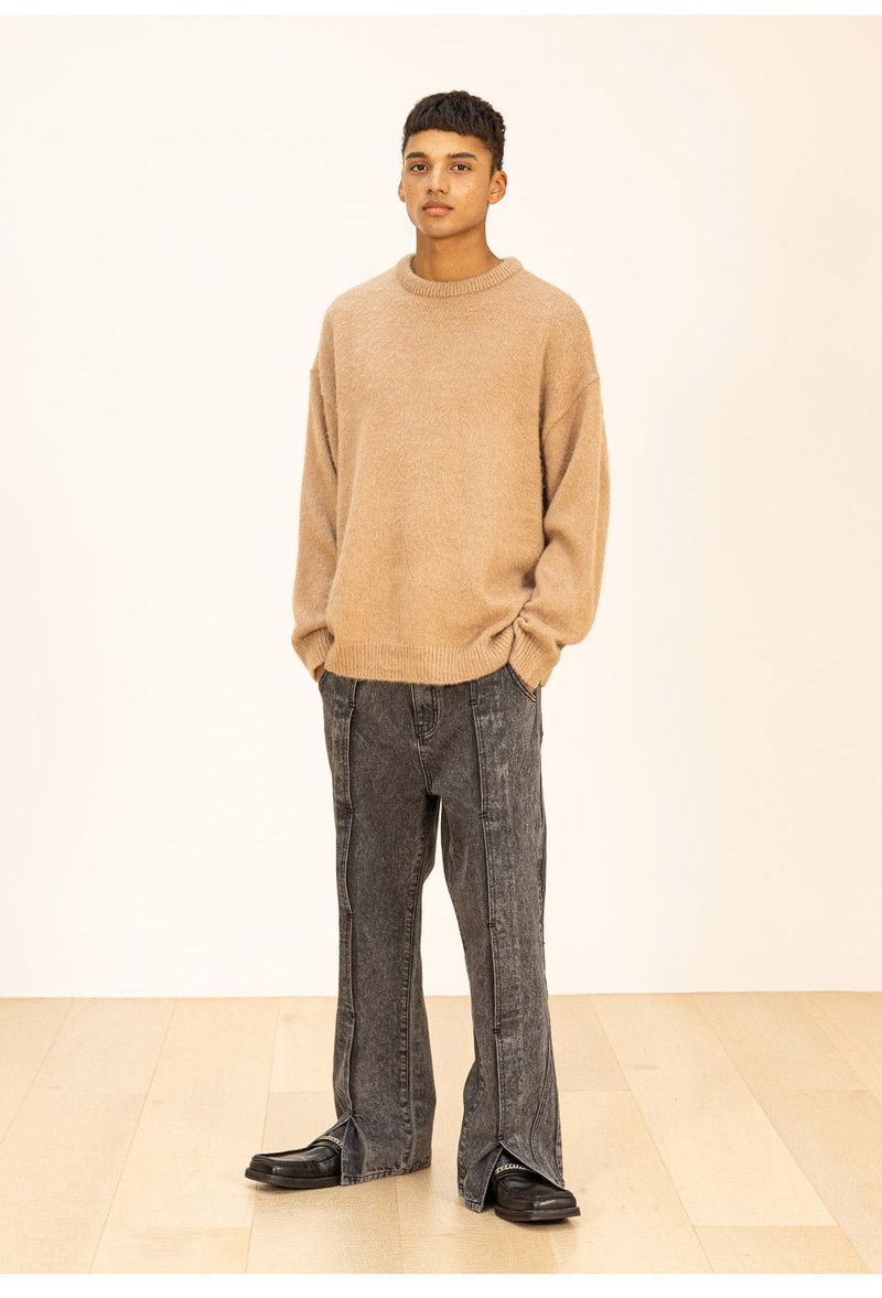 WOOL SOFT MOHAIR OVERSIZED KNIT