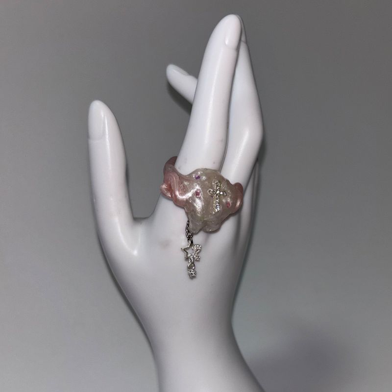 [MADE] Tooth fairy star ring - Kpop idol pick!