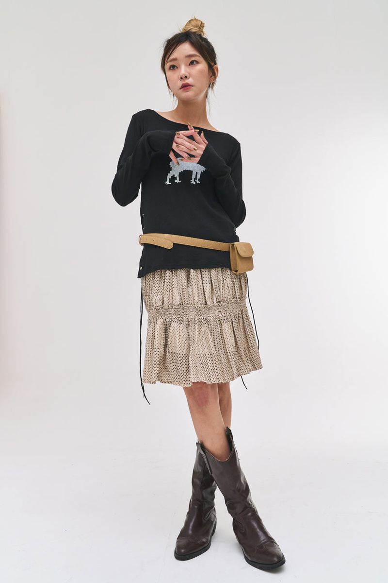 Dear eyelet t (2 colors)