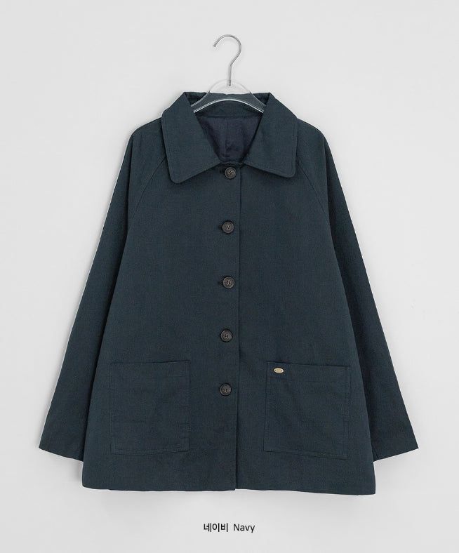 Hitali Cotton Trench Half Jacket