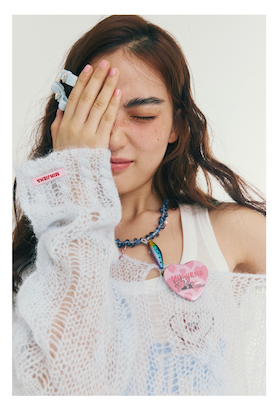 cotton candy knit babi blue