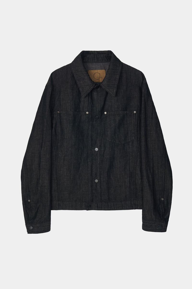 Linen Engineered Jacket (Black)