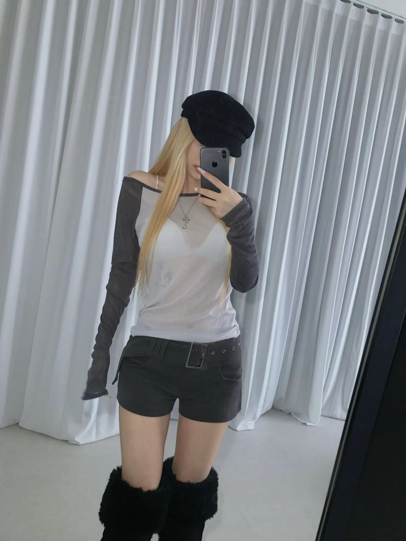 raglan off loose tee(5 color)