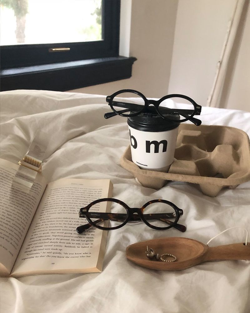 [ORIGINAL] Bay Round Acetate Frame Glasses