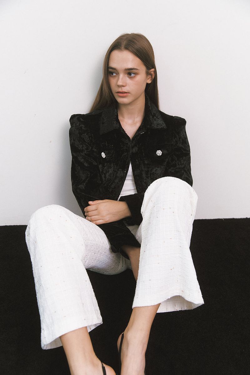 Velvet Jacket Black