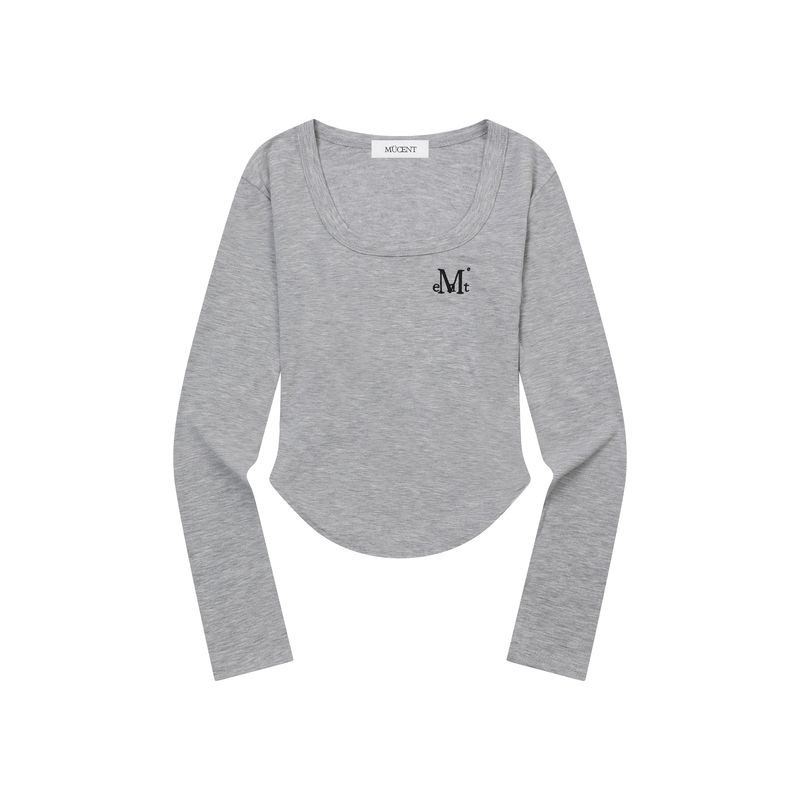 MARIEL SQUARE NECK CROP T (6Color)