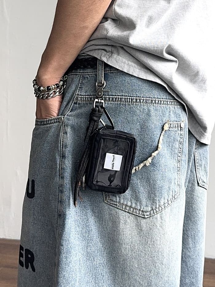 GROOM（グルーム）の「Link Card キーリングウォレット (2color) (No.971)（スマホグッズ/小物）」