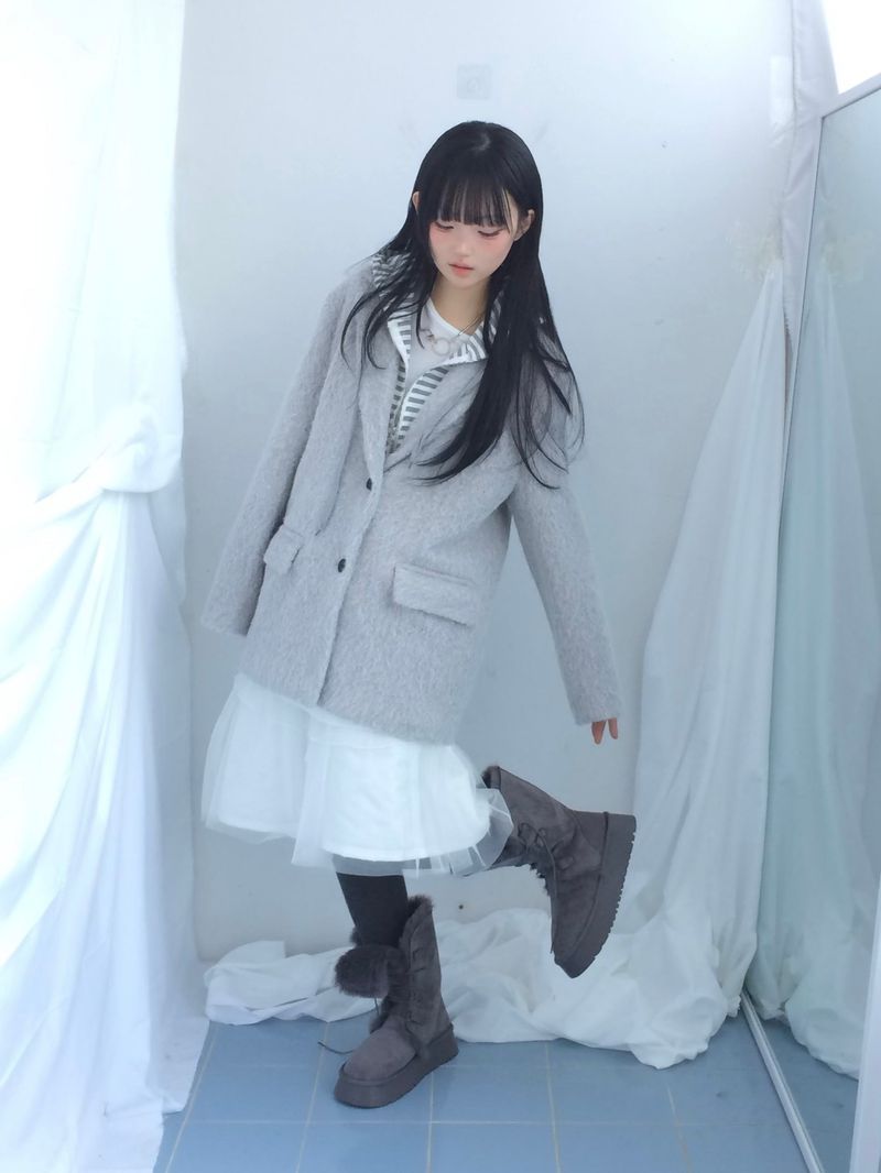 Suede Rabbit Fur Boots