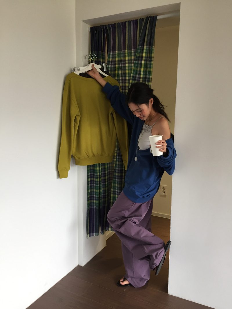Boya String Button Pants (2color)