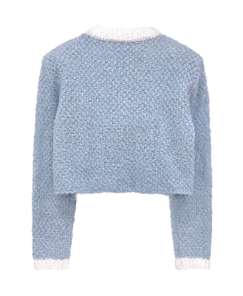 Tweed knit jacket