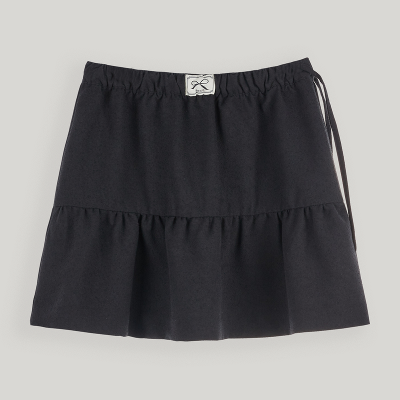 Black Cancan Mini Skirts
