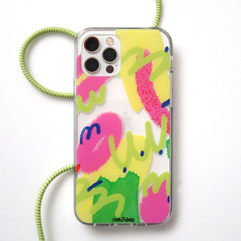 [MADE] Tropical phone case (jelly hard)