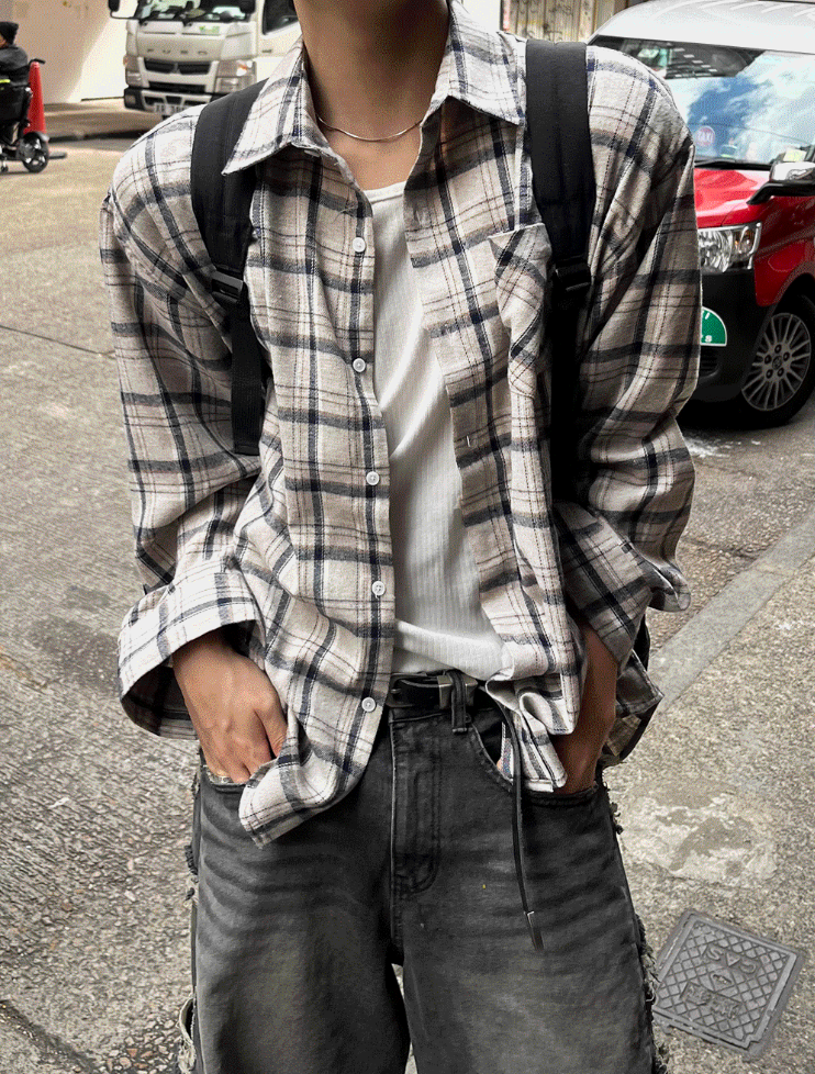 Checkered Dark & Light Shirt