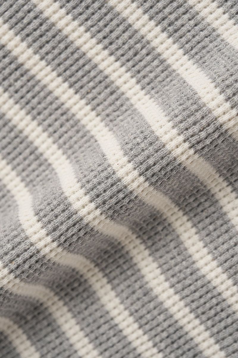 Lofi Striped Waffled Top