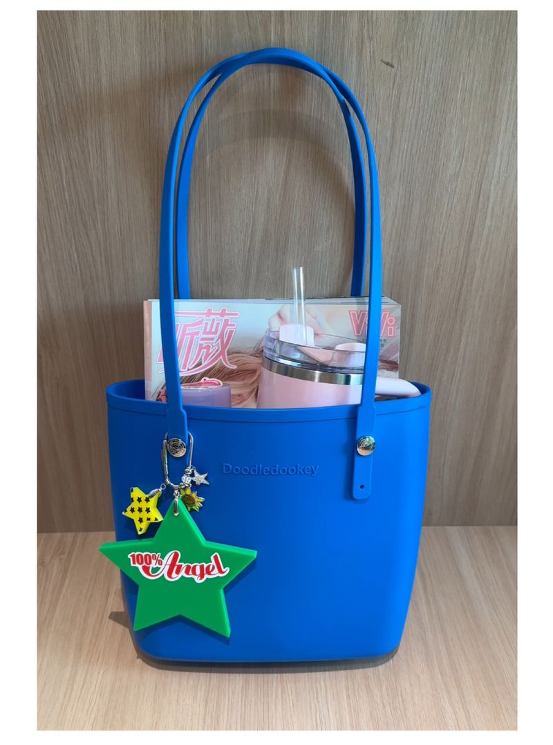 Waterproof Tote Bag Blue