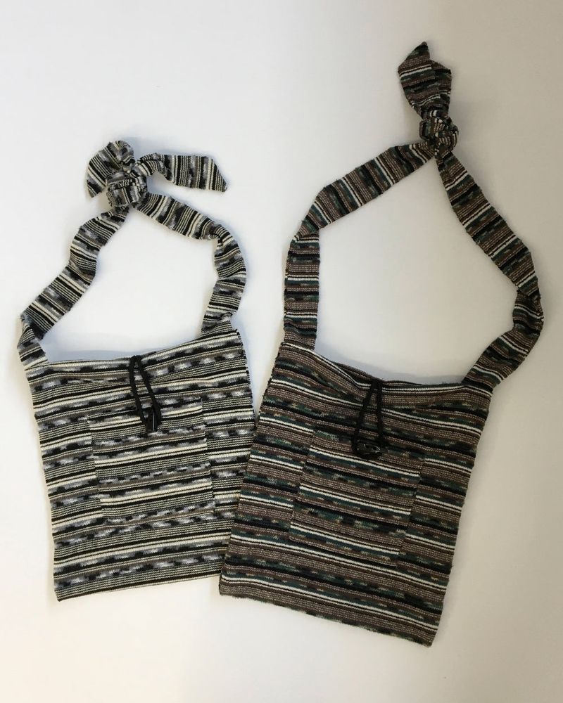Toggle Bar Knit Crossbody Bag (2color)