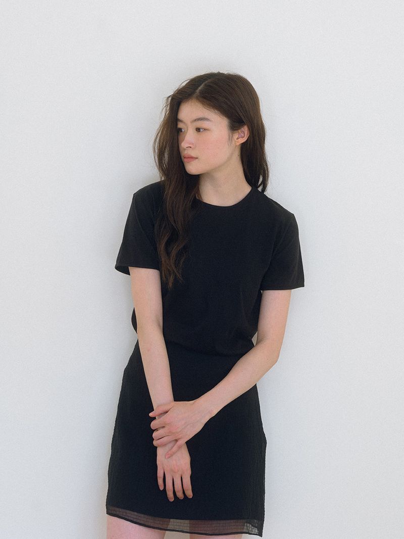 Basic Cotton T-shirt - Black