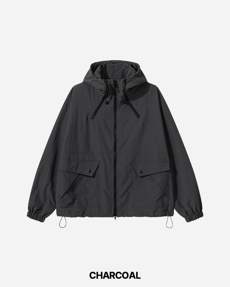 Util Zipper Hood Windbreaker