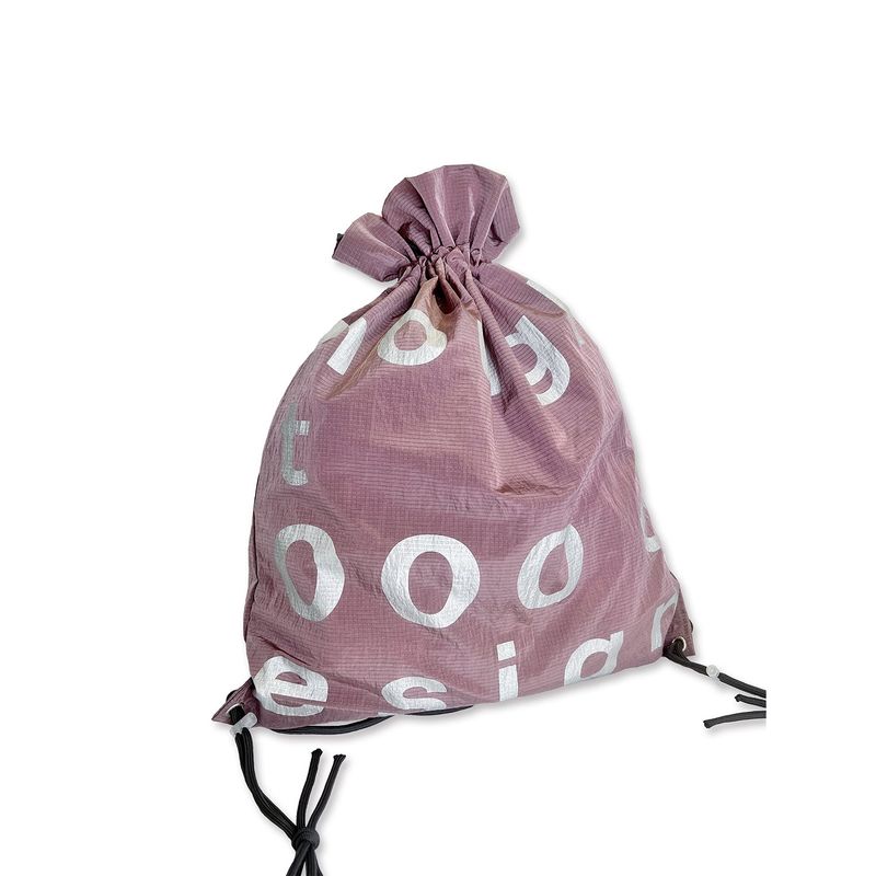 000 Design Gym Sack / Smoke Pink