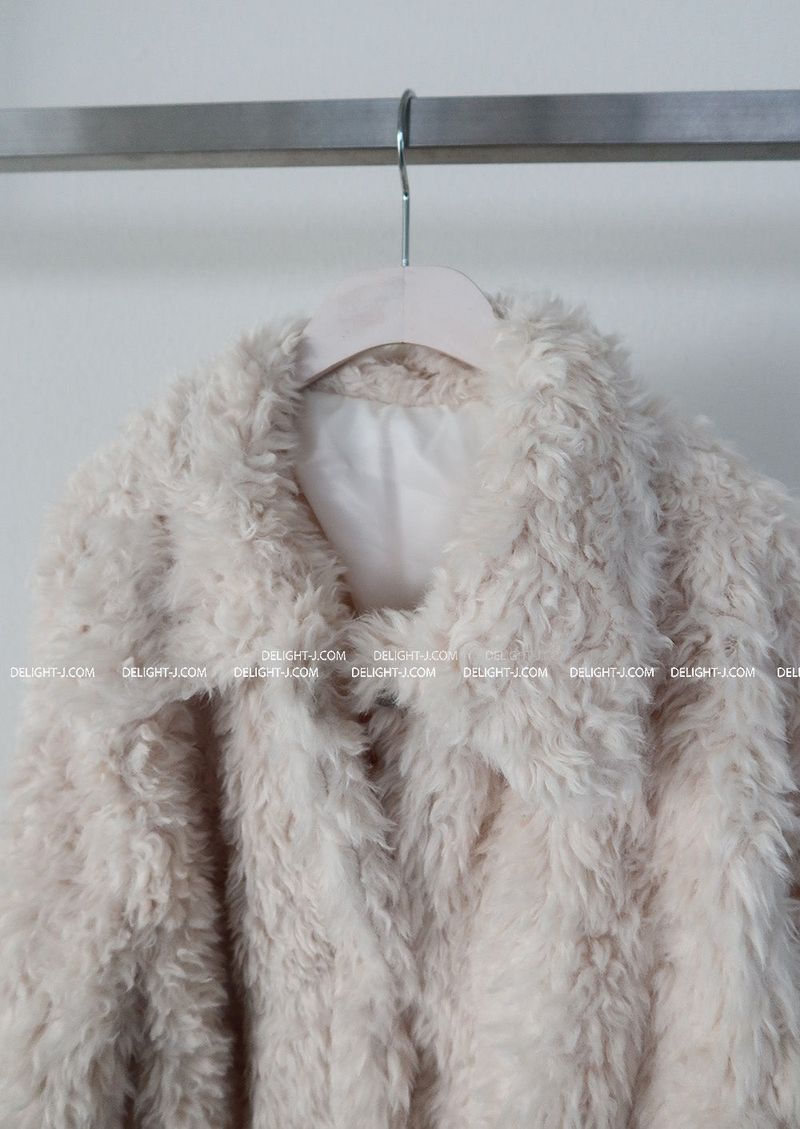 Shoko soft collar fur jacket