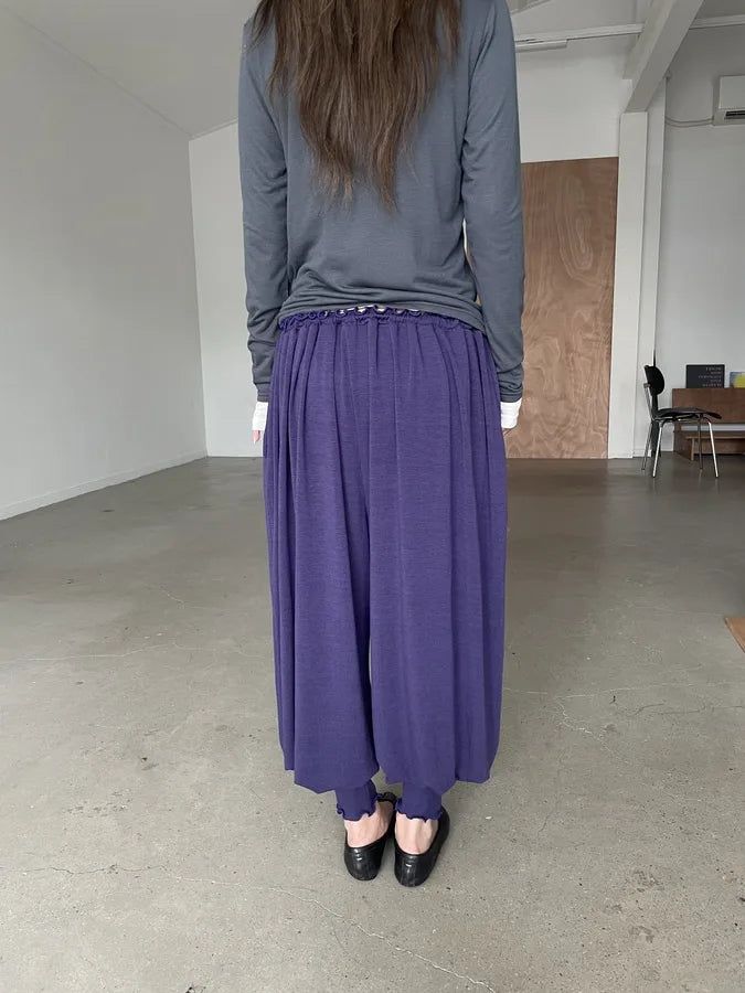 shirring loose pants