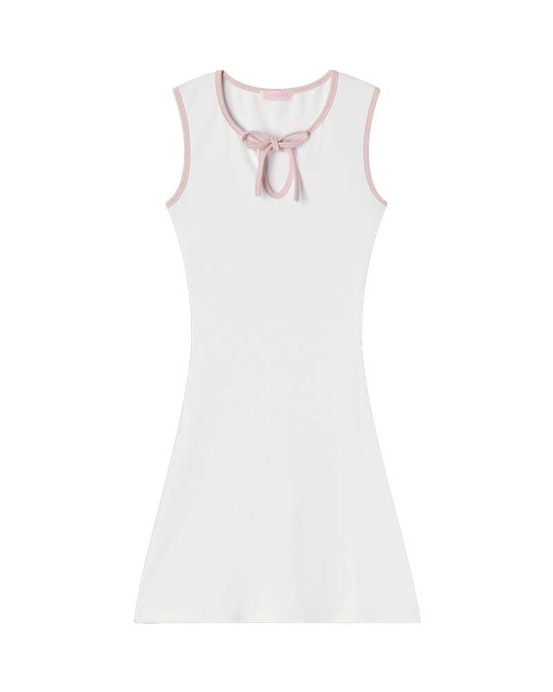 [MADE] Watering Ribbon Mini Dress