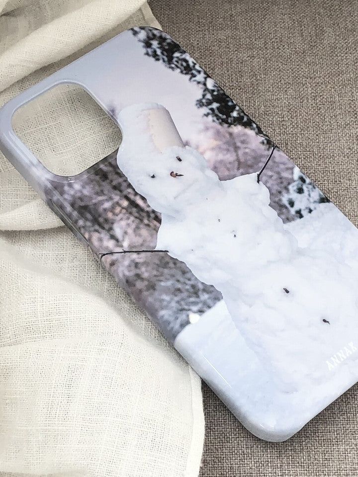 [pink goofy snowman hard case]