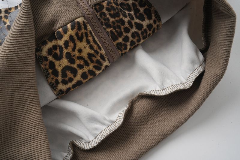 Milan Leopard Hoodie Zip-up