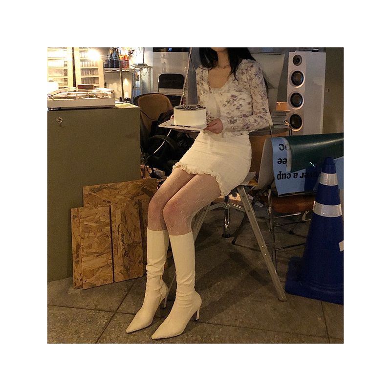 Flower race stocking