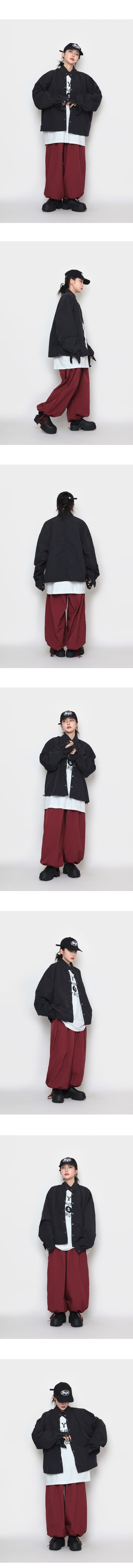 nylon button shirt jacket