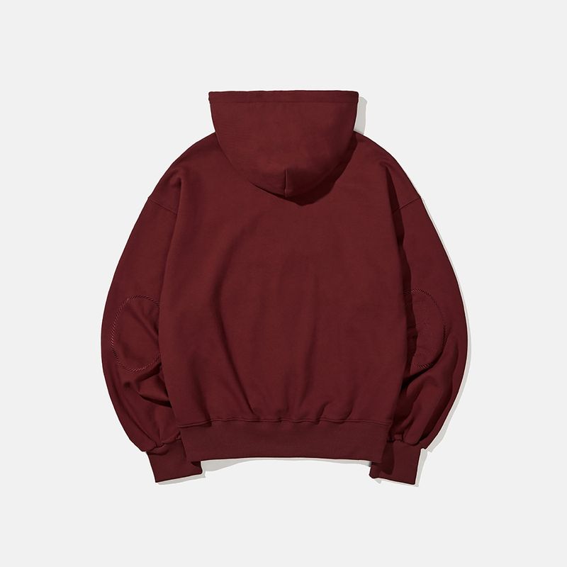 Dipper logo hoodie / Deep red