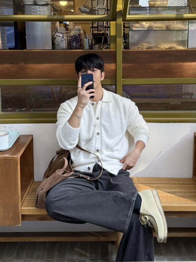 Soft corduroy bio-pants