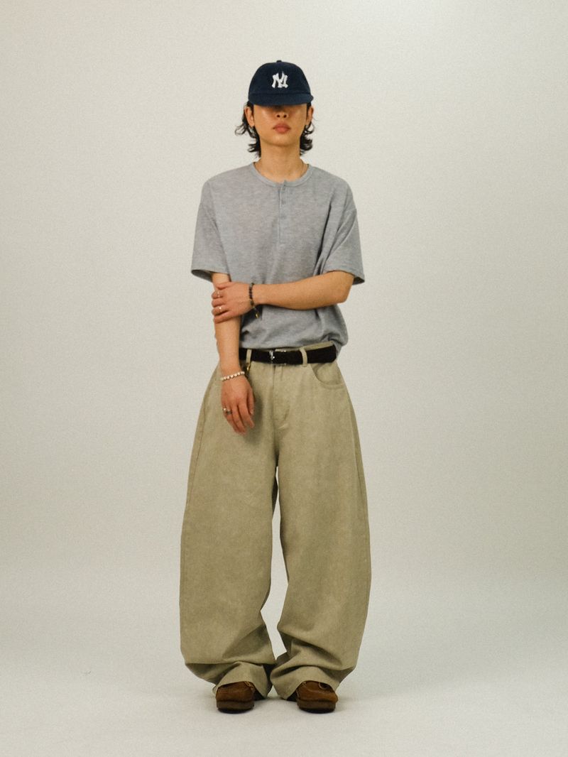 RU Dying Cotton Wide Pants