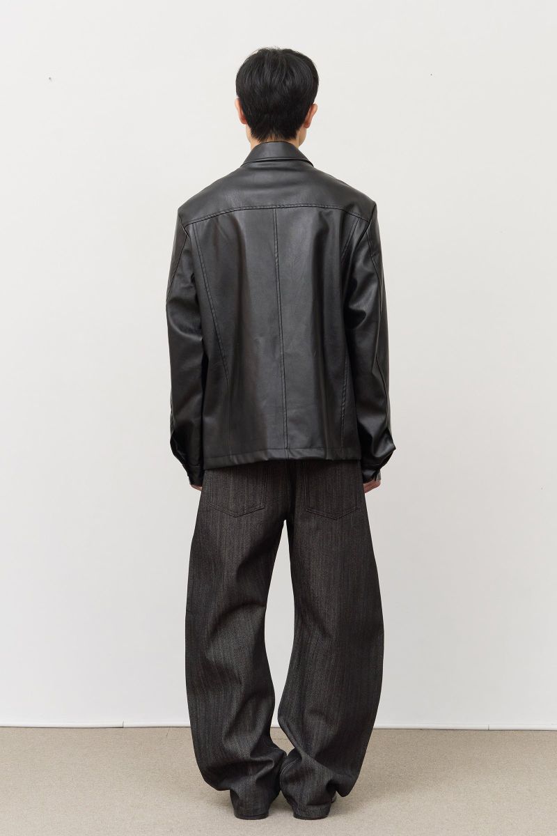 Web Leather Jacket