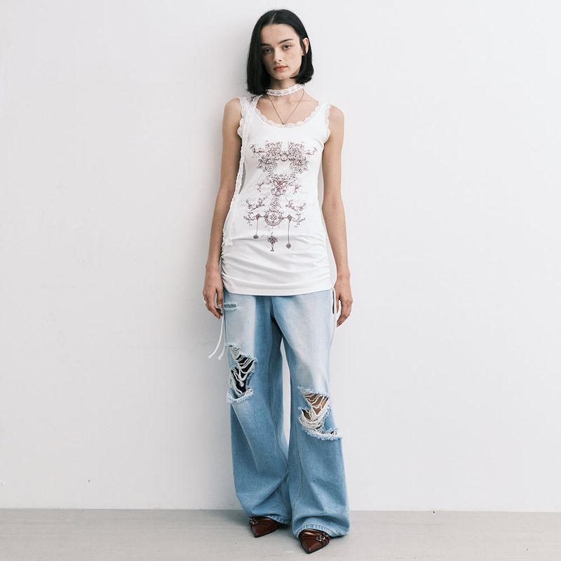 MIDNIGHT MOVE（ミッドナイトムーブ）の「vt ops (white)（Dresses）」