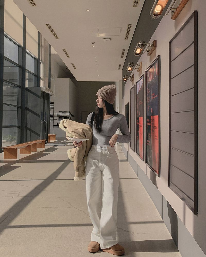 MAYBINS(メイビンス)の「Ribbed wide pants(Pants)」