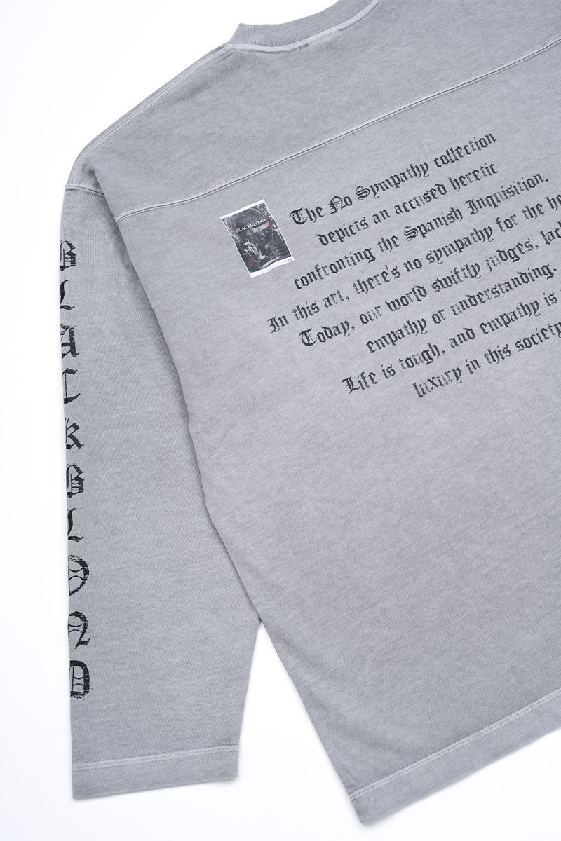 BBD クラッシュドフェイスピグメントロングtシャツ
