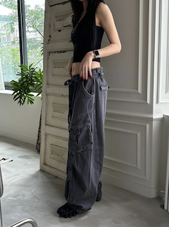 [BASIC ITEM] Rib crop sleeveless(9color)