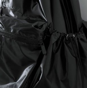 Glossy String Pocket Backpack