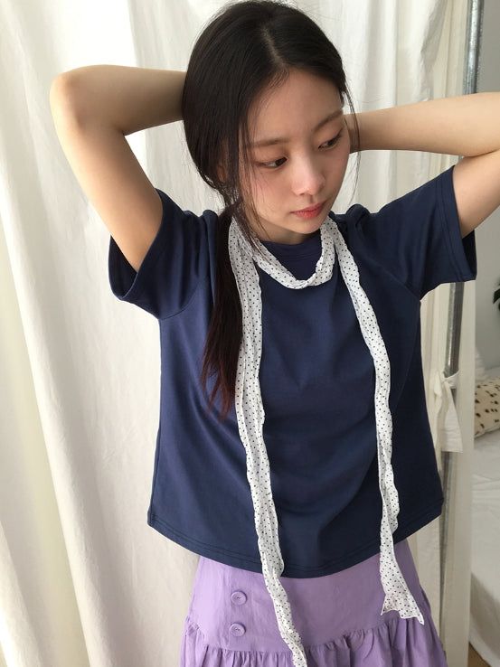 BAON（バオン）の「タペンシフォンドットスカーフ（ファッション小物）」