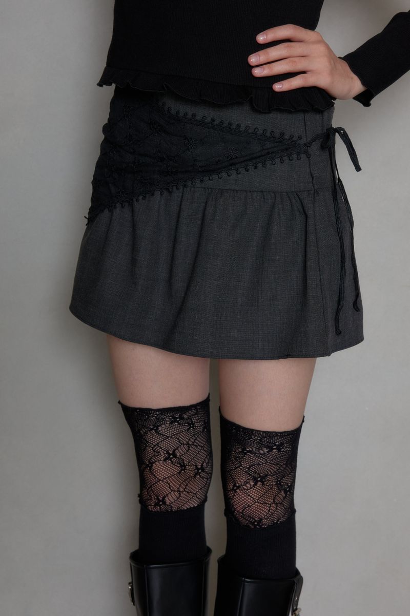 HUSH YOKE GATHER SKIRT