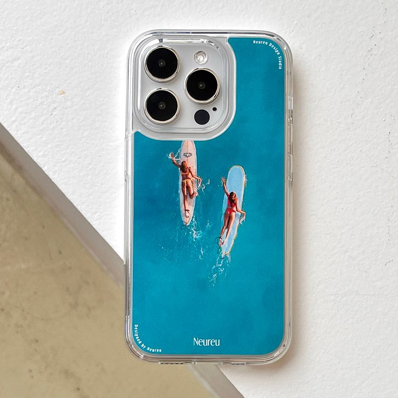 Surfing Girls Case (Jelly Hard)