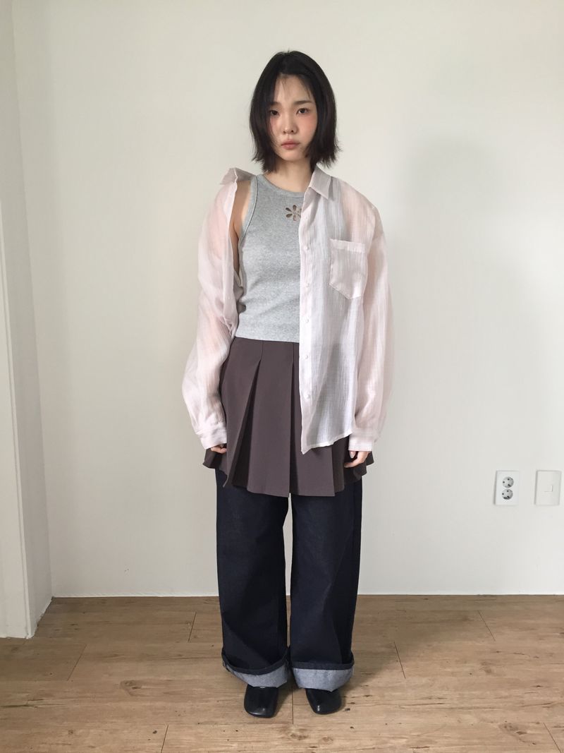 Bunny Pleated Skirt (3color)