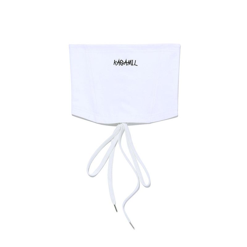 CORSET TUBE TOP WHITE