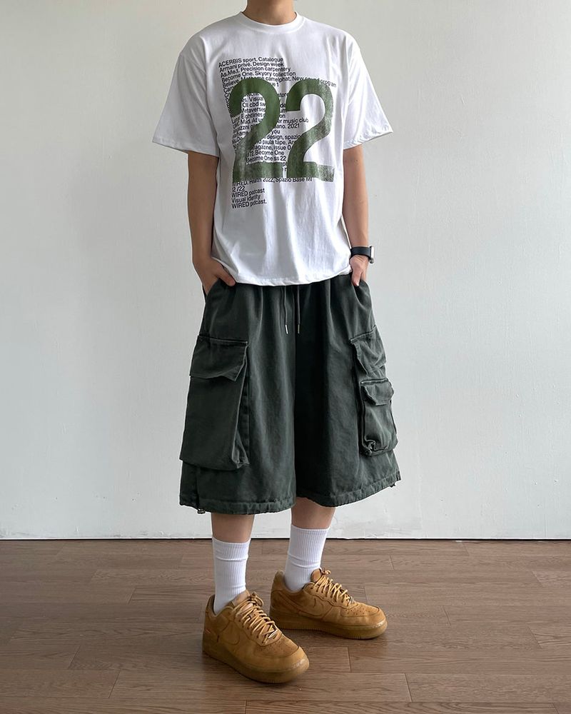 Mitsu Printed Short Sleeve Tee