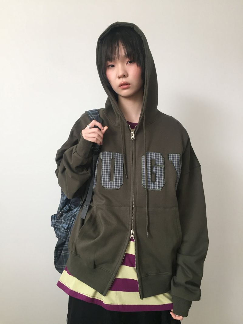 YWD DUGY HOODIE ZIP-UP