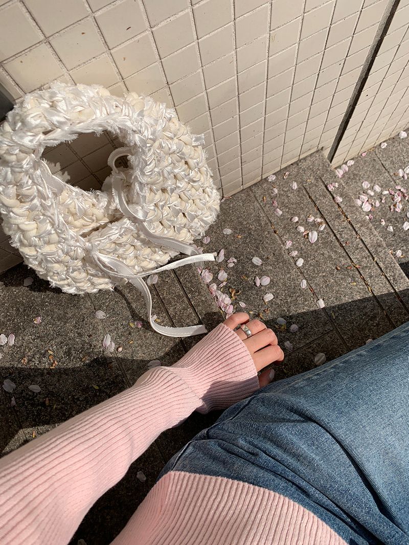 [MADE] Ditto wide long boots cut denim