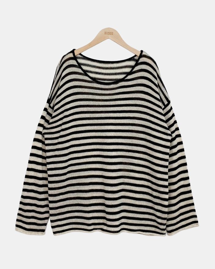 Natin Stripe Long-Sleeve Knit