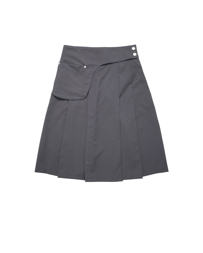 BUTTON POCKET SKIRT